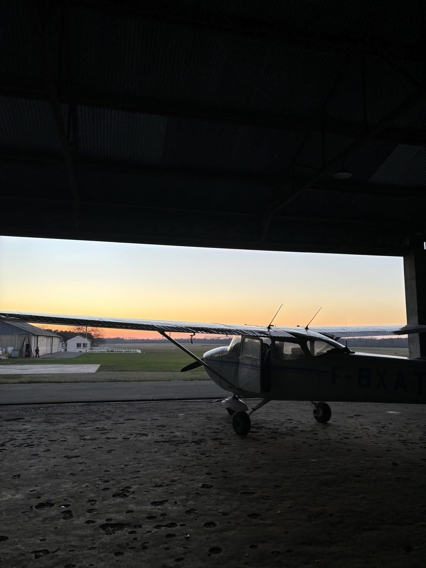 Au retour d'un magnifique couché de soleil
