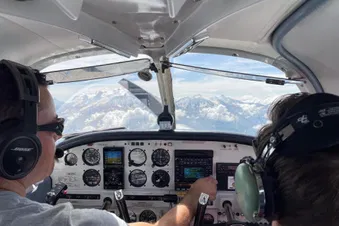 Mont Blanc Rundflug