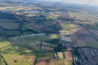 Rundflug Maniz, Hockenheimring, Mannheim und Heidelberg