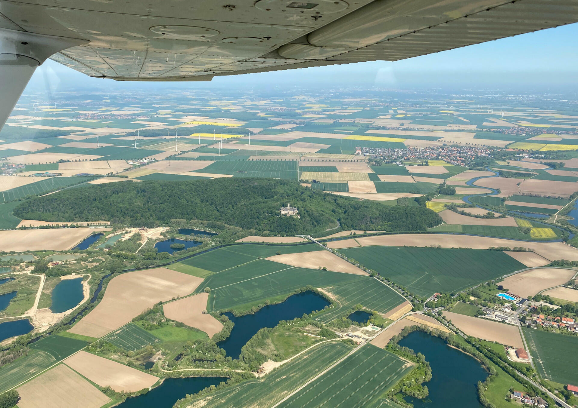 Rundflug zum Schloss Marienburg