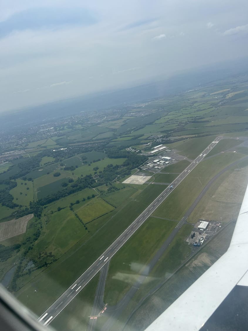 Teesside to Leeds east pleasure flight