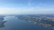 Rundflug über Stuttgart, die Schwäb. Alb und den Bodensee