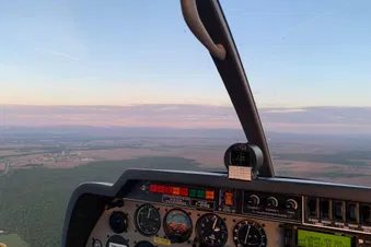 Coucher de soleil au-dessus de l’Alsace