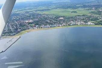 Rundflug über Helgoland und Cuxhaven
