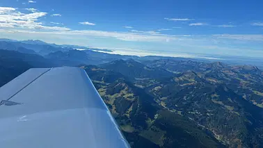 Rundflug über das Allgäu