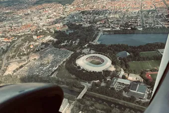 HDI-Arena und Maschsee