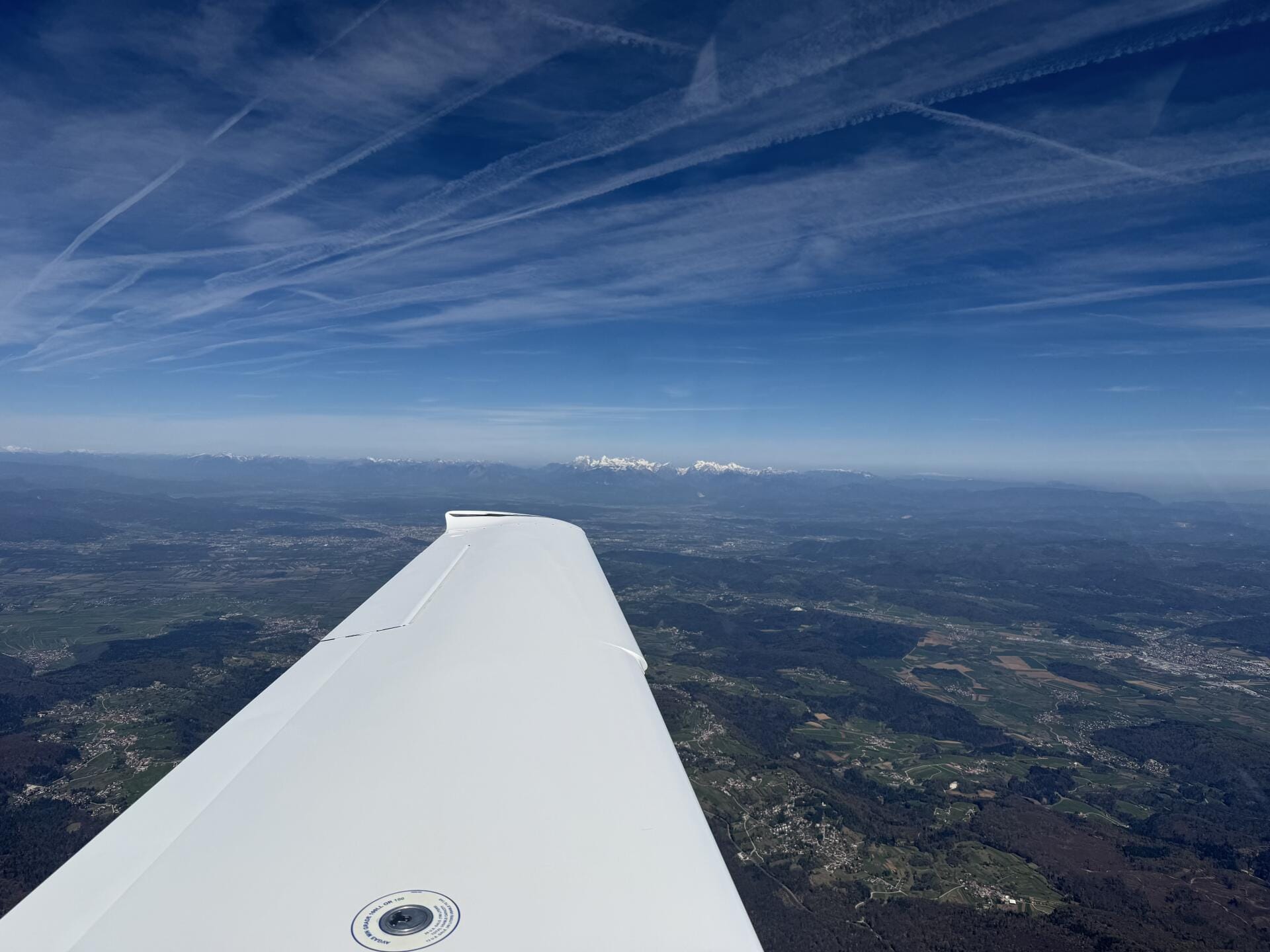 Rückflug von der Aero nach Hannover