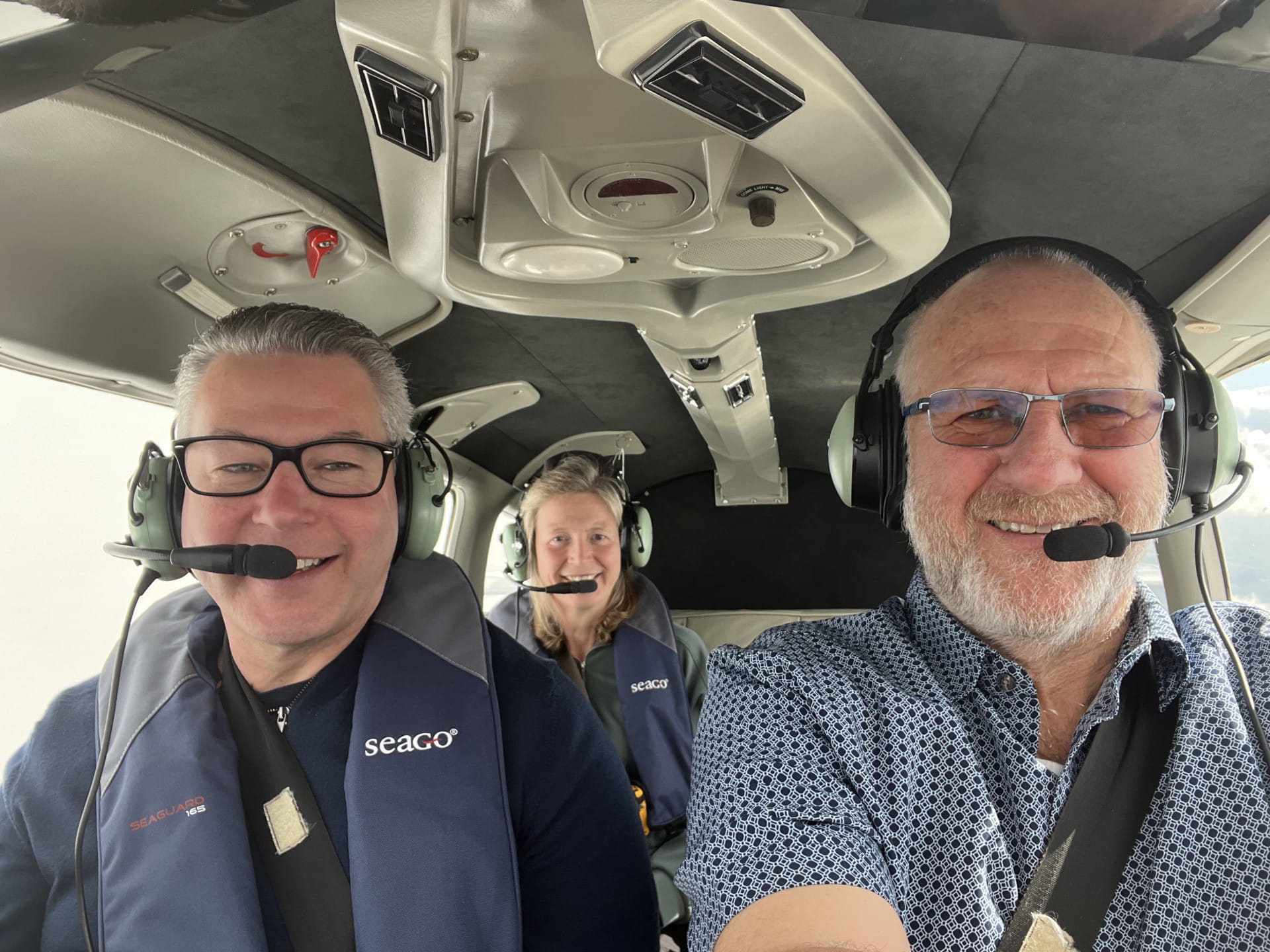 Flight down to Newquay for lunch then return. - France