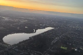 Sonnenuntergang über dem Maschsee