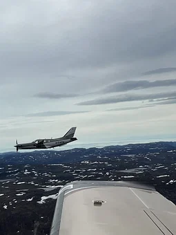 TBM910 über Grönland