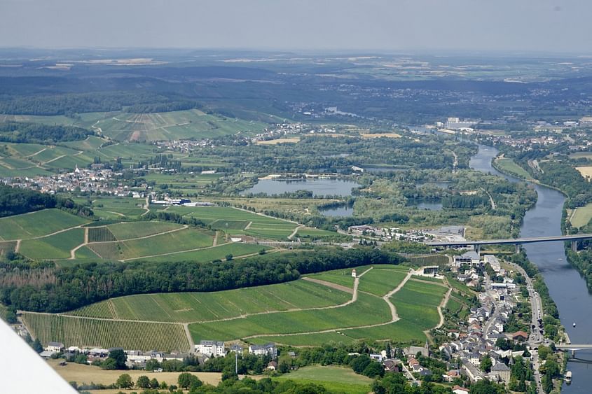 Magnifique vol Luxembourg et la vallée de la Moselle