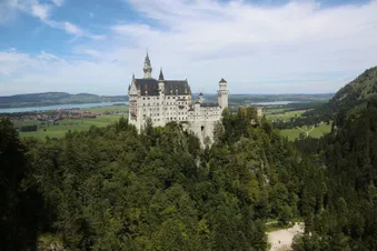 Flugzeug Rundflug Castle Neuschwanstein Lindau sightseeing