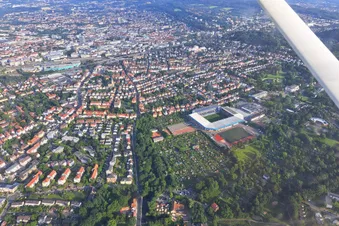 Rundflug ab Bielefeld für 1 Stunde die Richtung bestimmst du