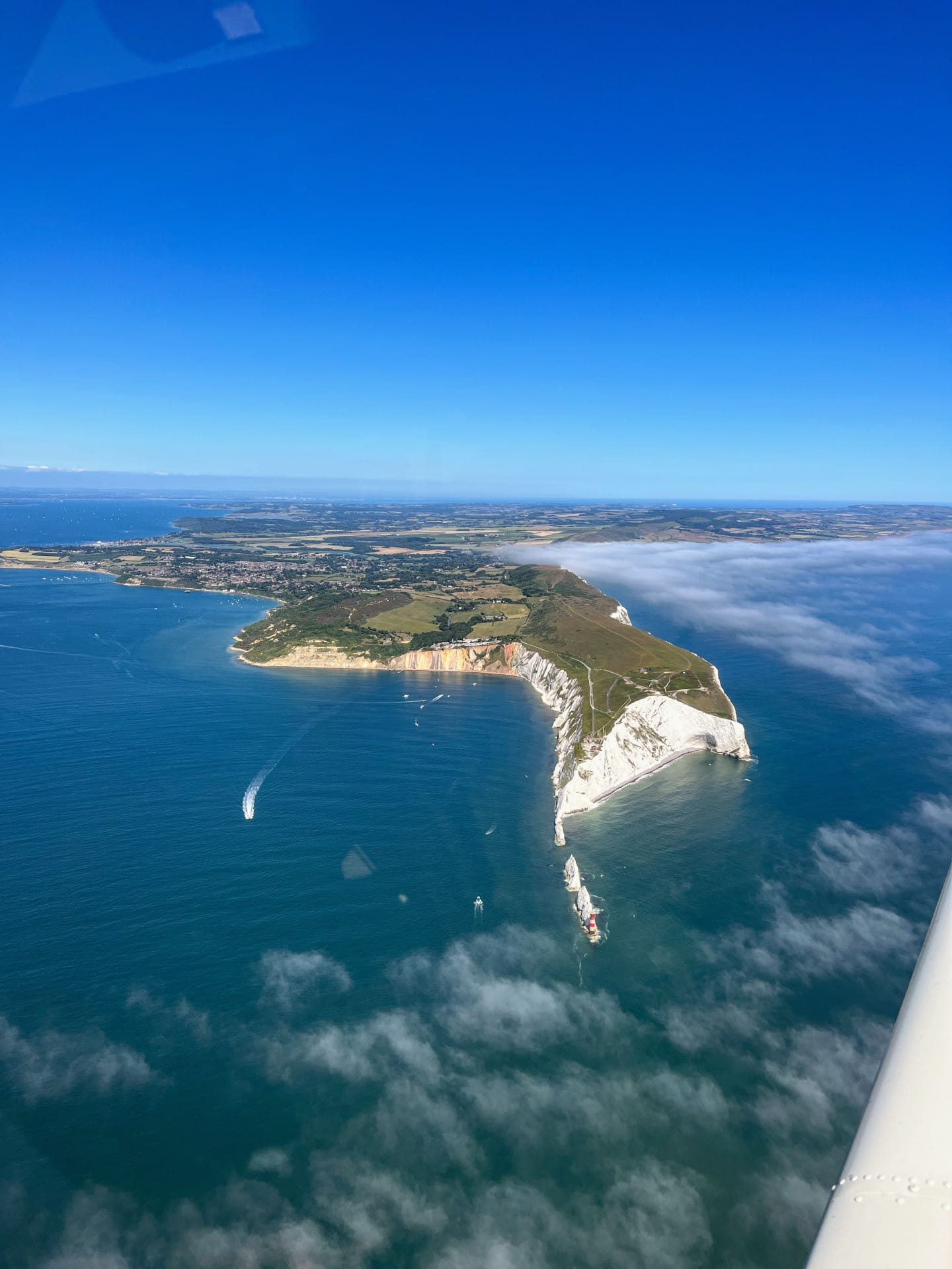 Fly round IOW and Needles to Sandown or Bembridge