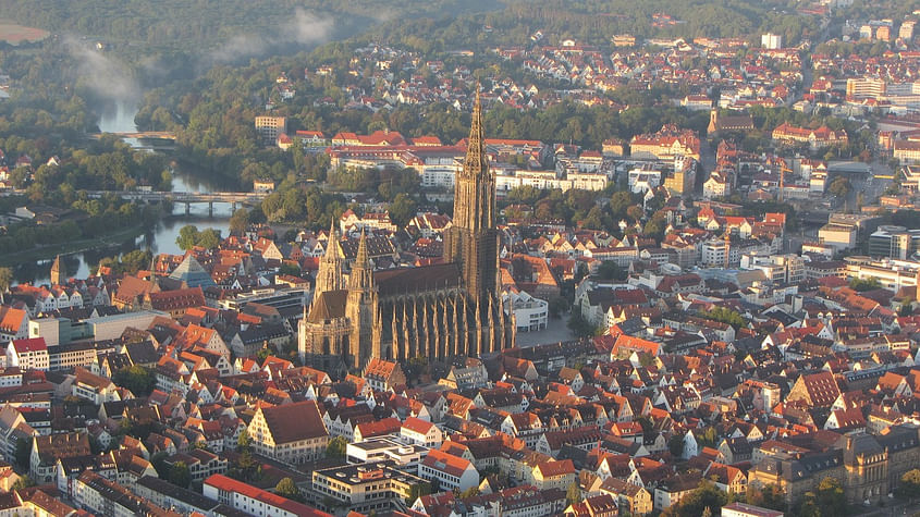 Rundflug zum Ulmer Münster