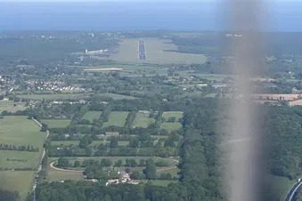 Vue de la piste de Deauville