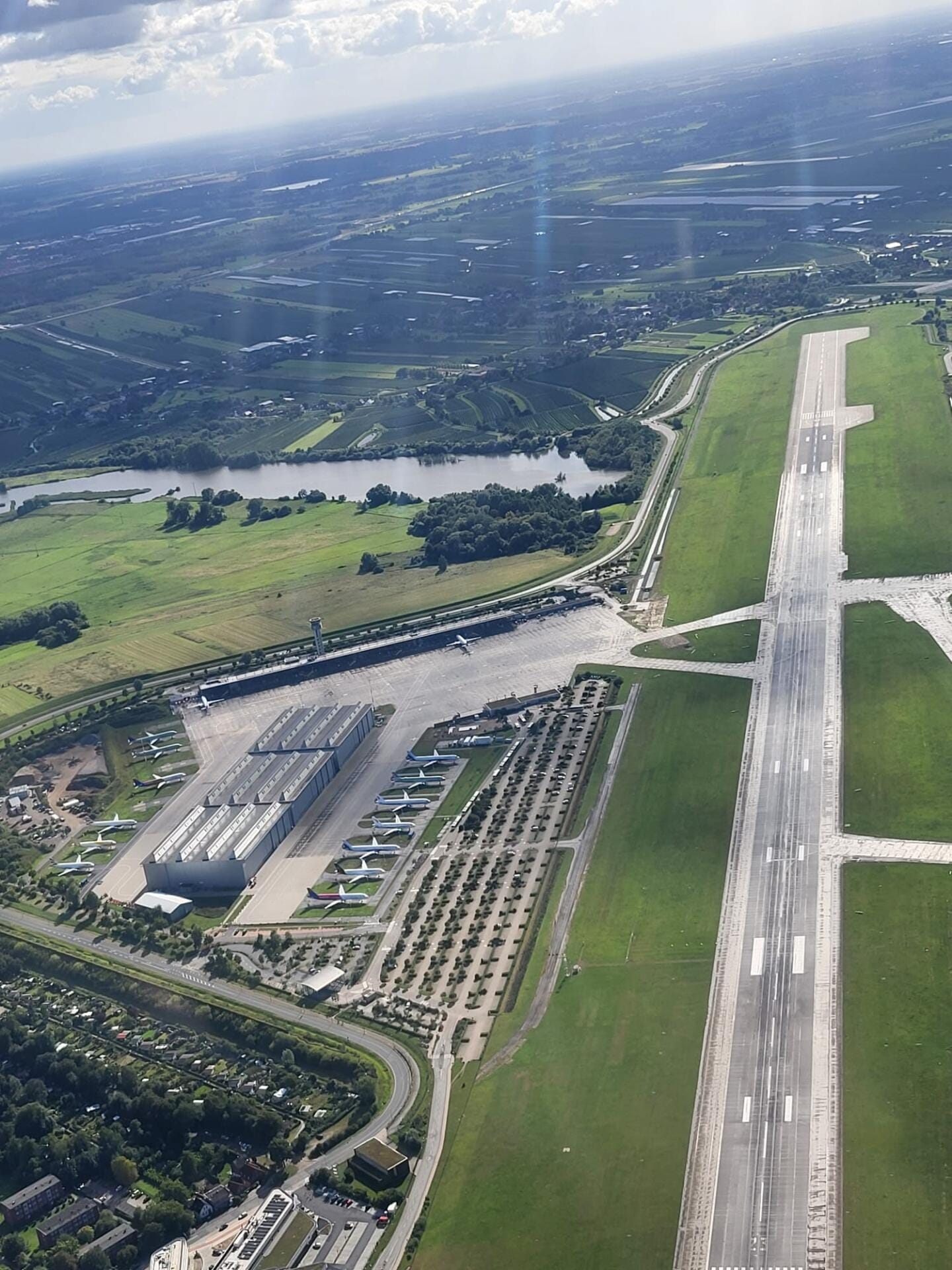 Rundflug über Hamburg und zurück