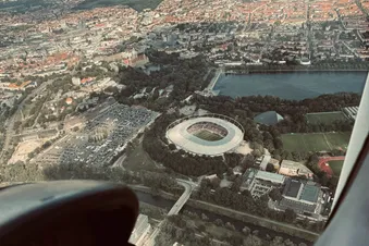 HDI-Arena und Maschsee