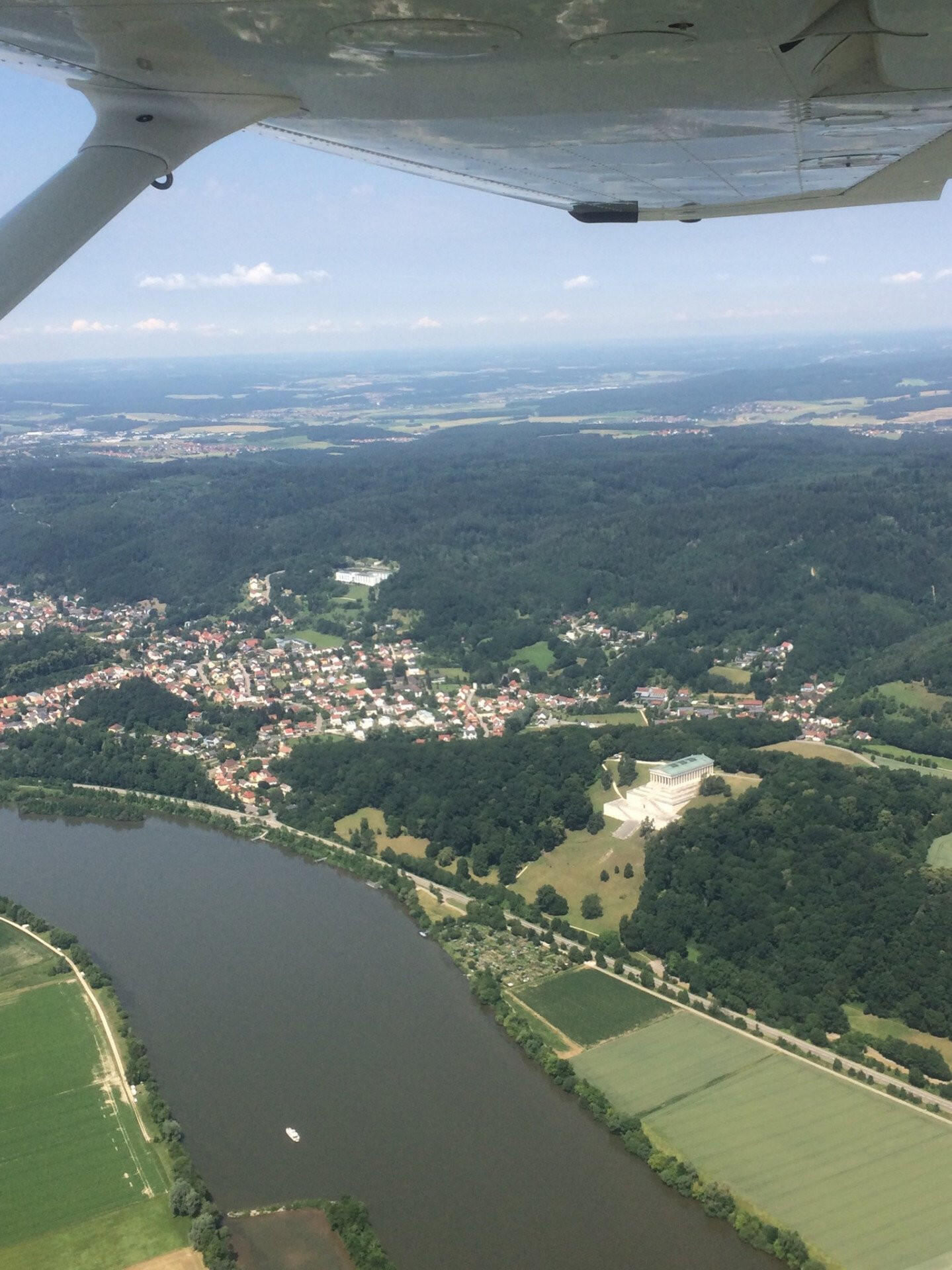 Oberpfalzrundflug über Regensburg und Oberpfälzer Seenland