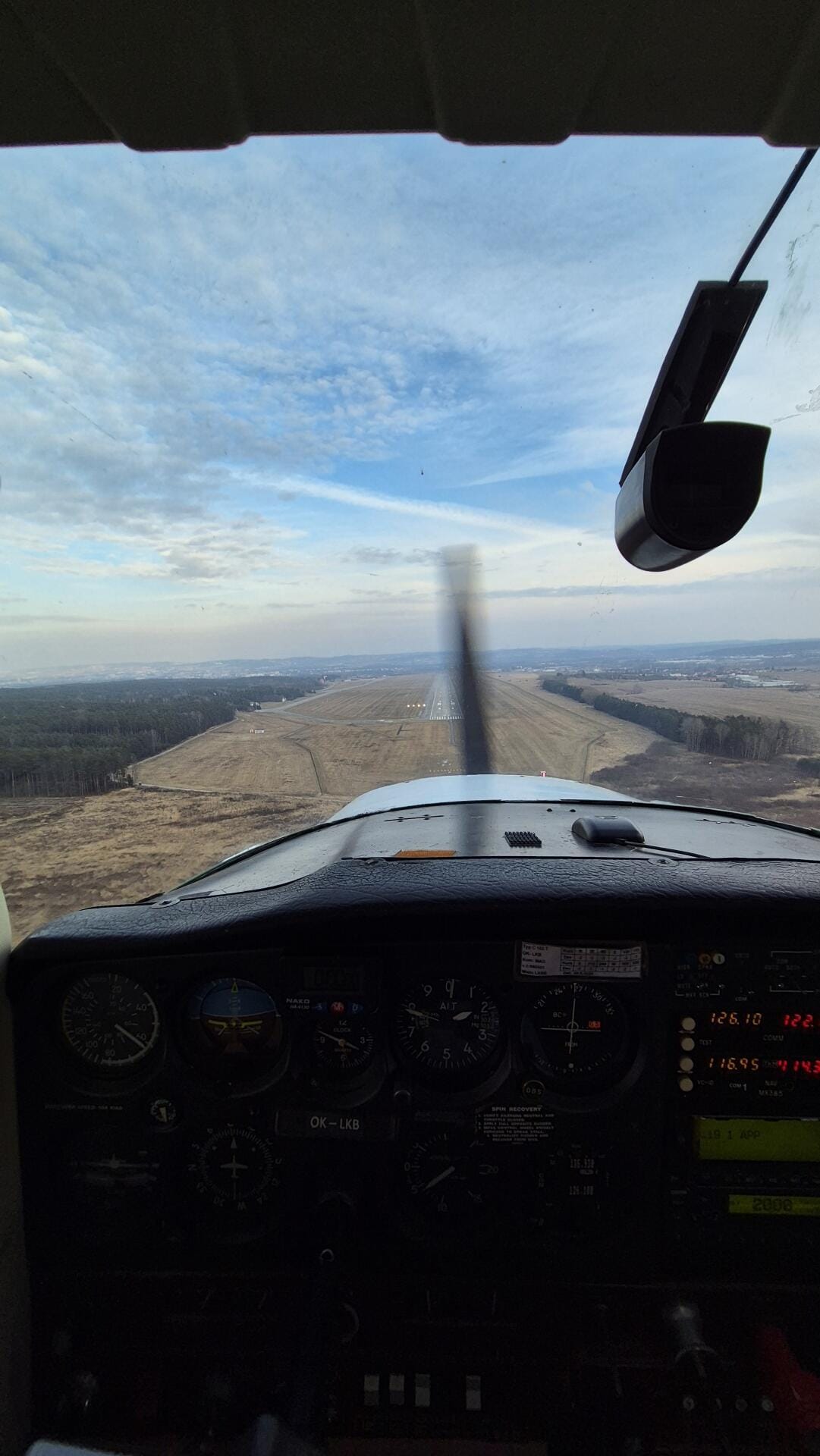 Sightseeing flight from Příbram for up to 3 passengers