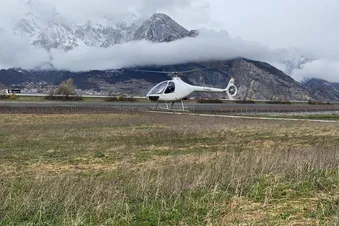 Vol panoramique en hélico au départ de Sion (1h)