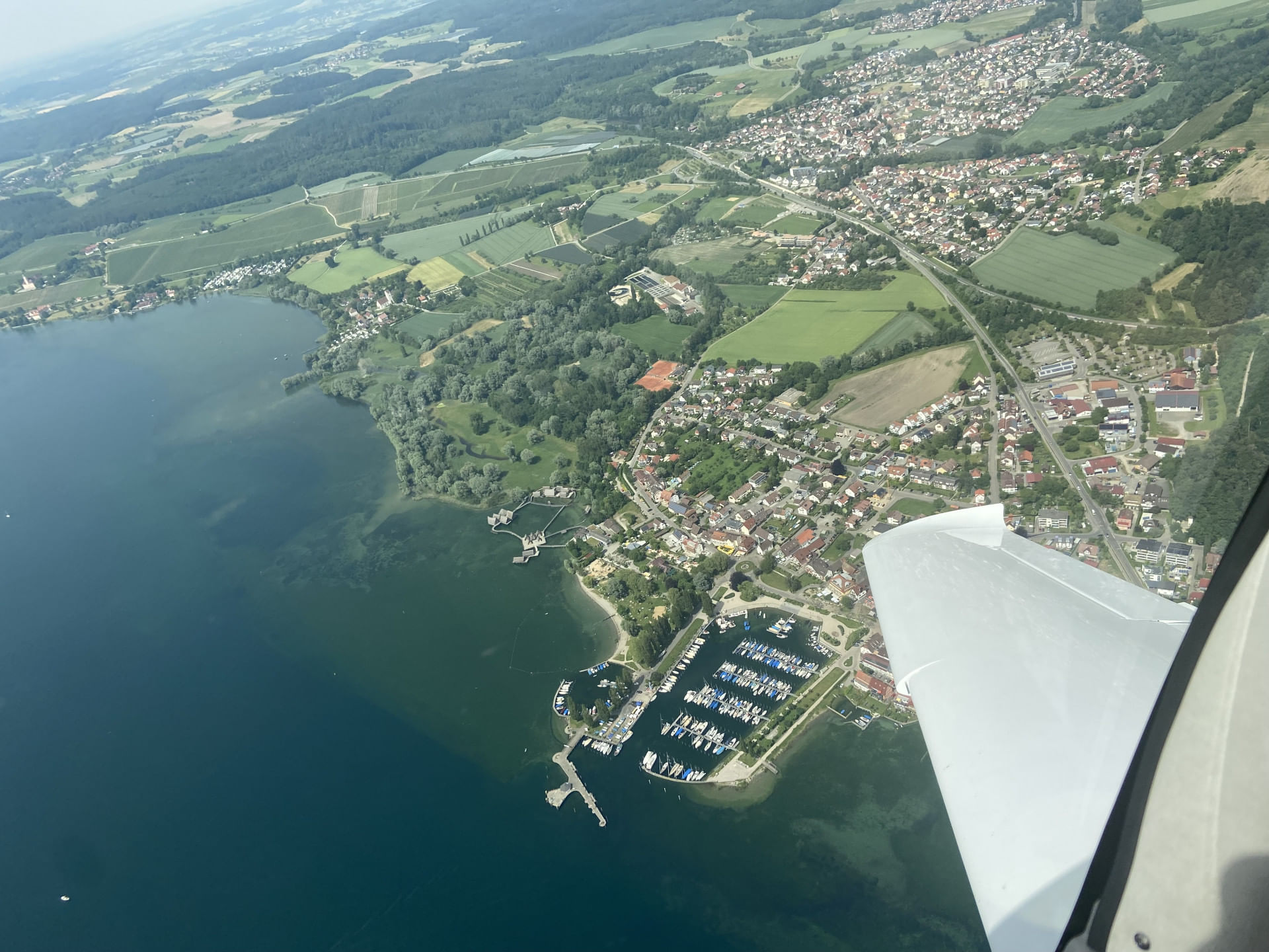 Ein Tag am Bodensee – Flug von Mainz nach Friedrichshafen