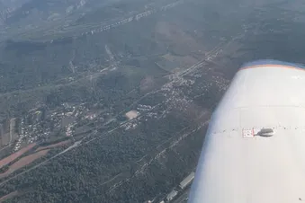 La sainte victoire de Cézanne, d’en haut.