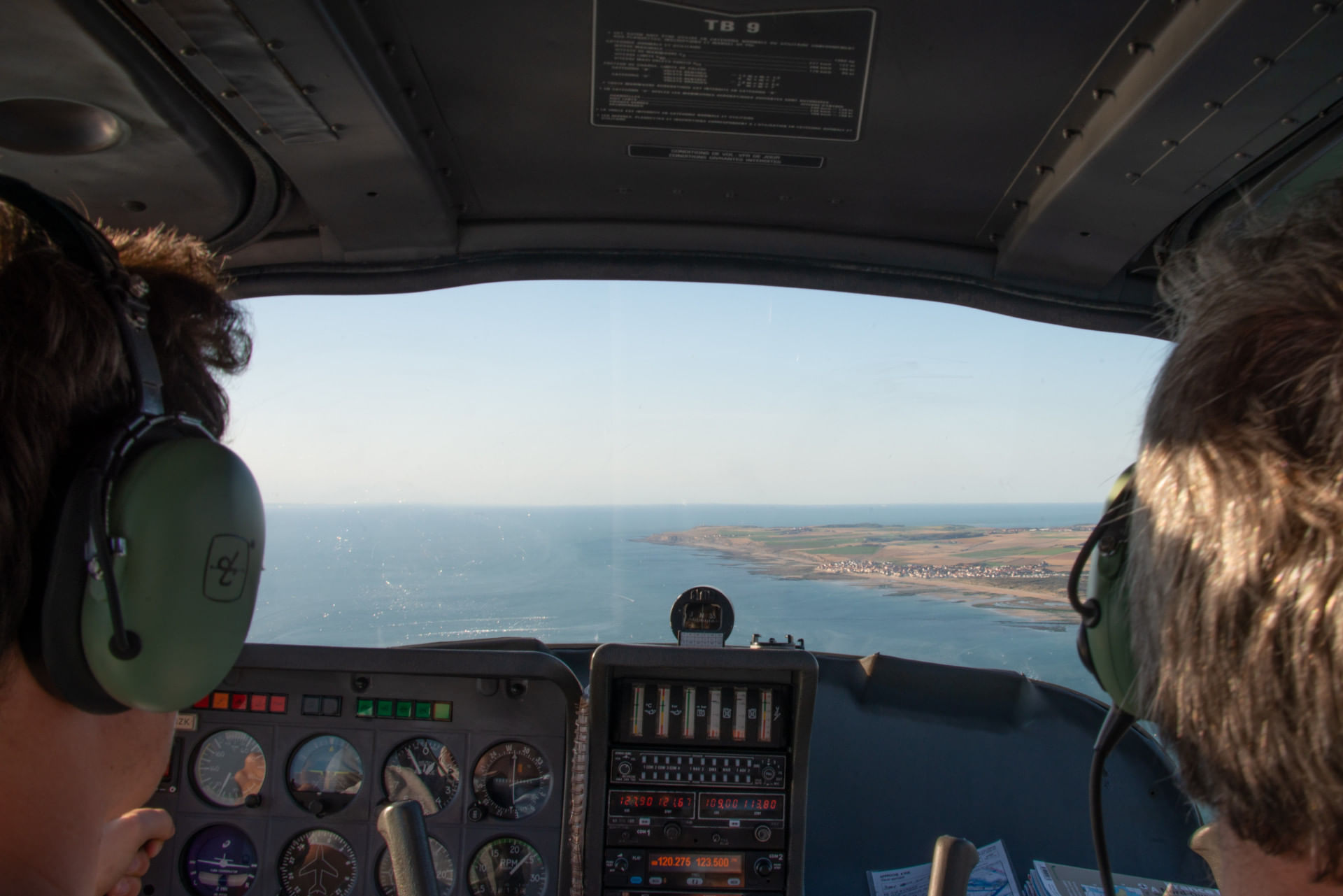 Vue du cockpit