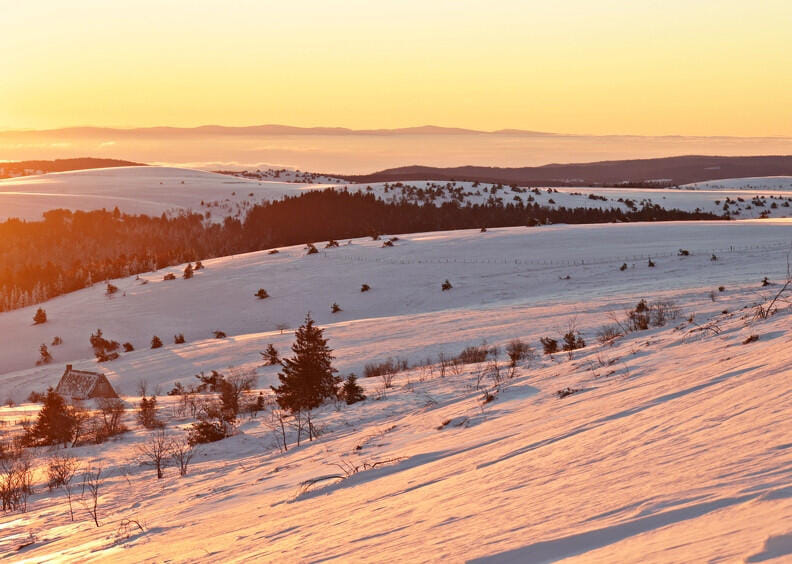Haut Forez en hiver