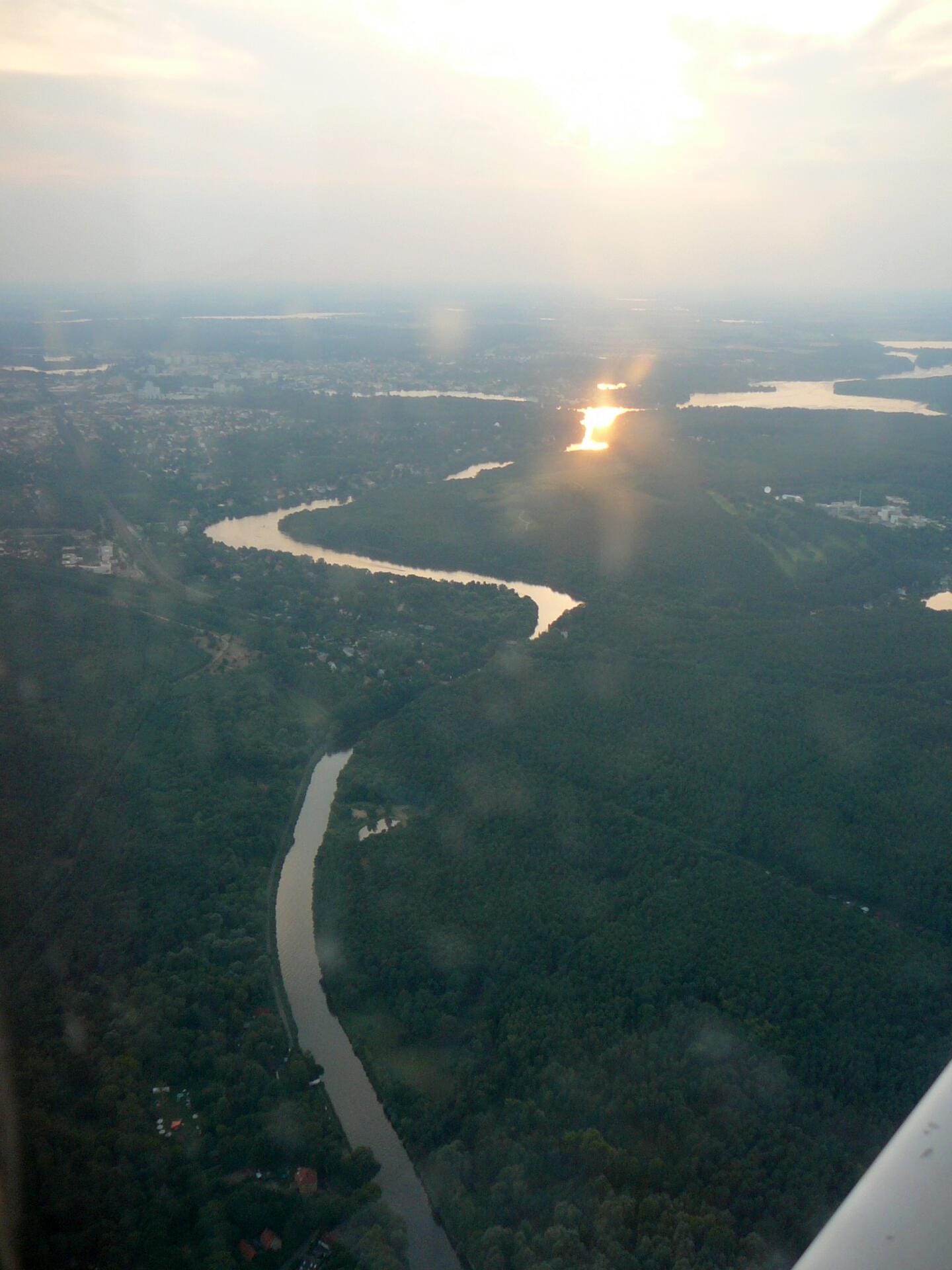 Im Himmel über Brandenburg (Cessna 172)