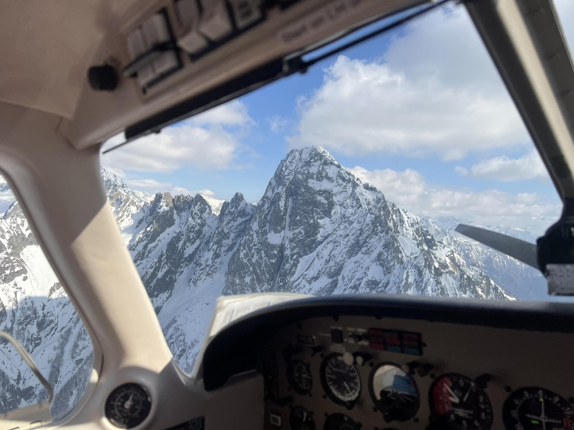 Cockpitview aus der "ZC".