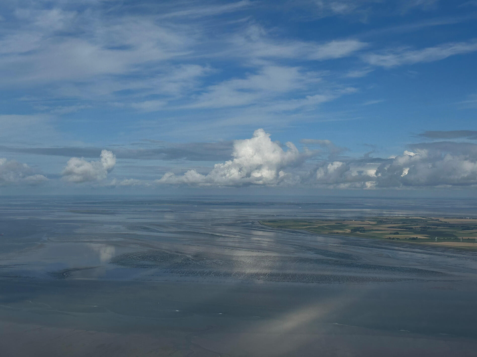 Rundflug / Schnupperflug über der Nordsee (60 min. Flugzeit)