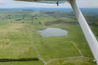 Balade aérienne sur le plateau de l'Aubrac