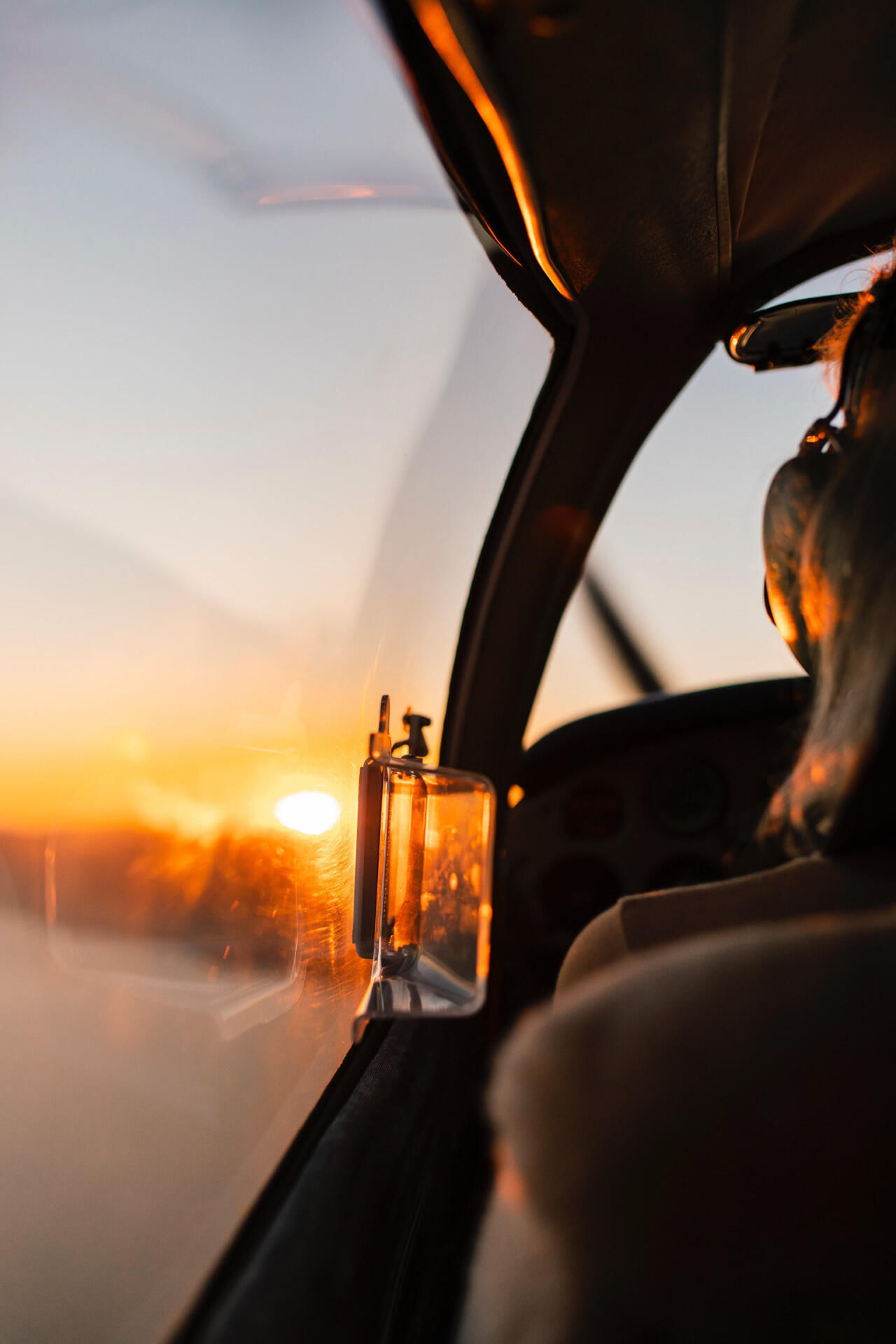 Sunset Serenade Flight