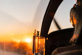 Sunset Serenade Flight