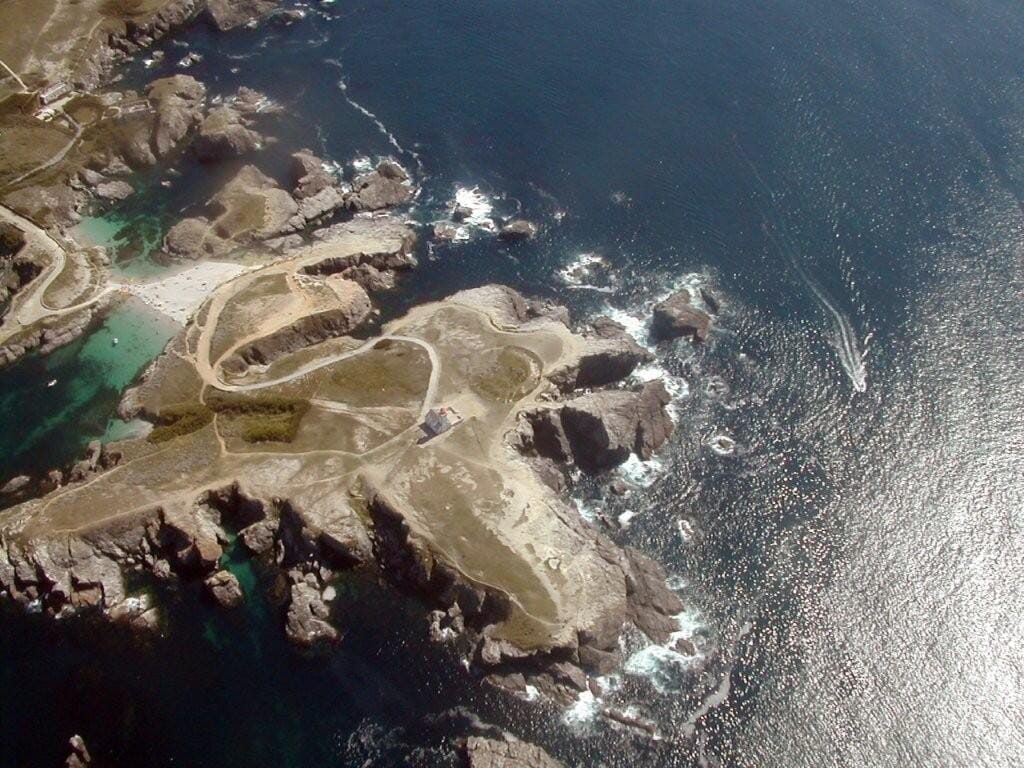De St Brieuc au Mt St Michel: La côte d'Emeraude vue du ciel