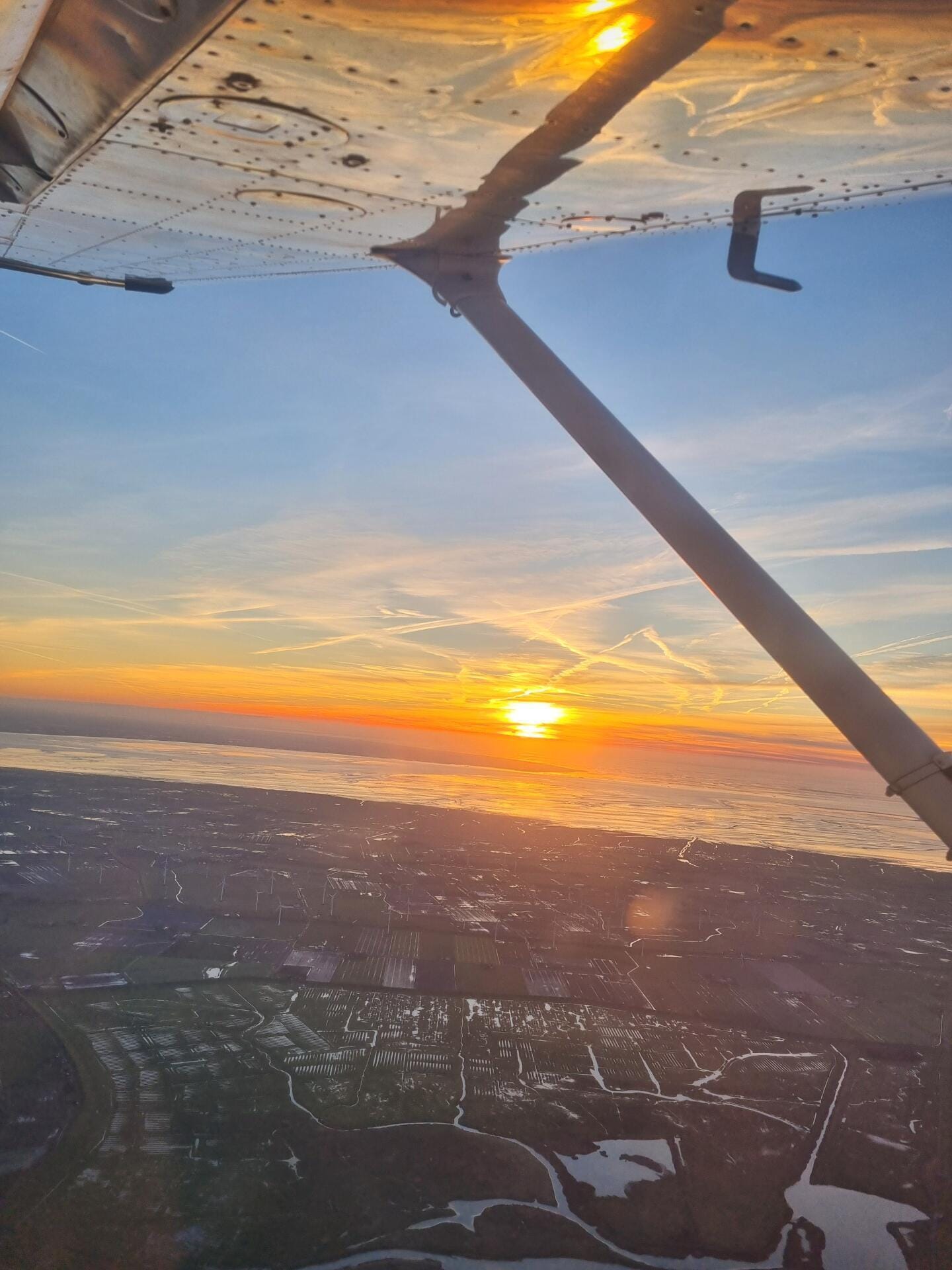Privatflug über Hamburg/Schleswig-Holstein