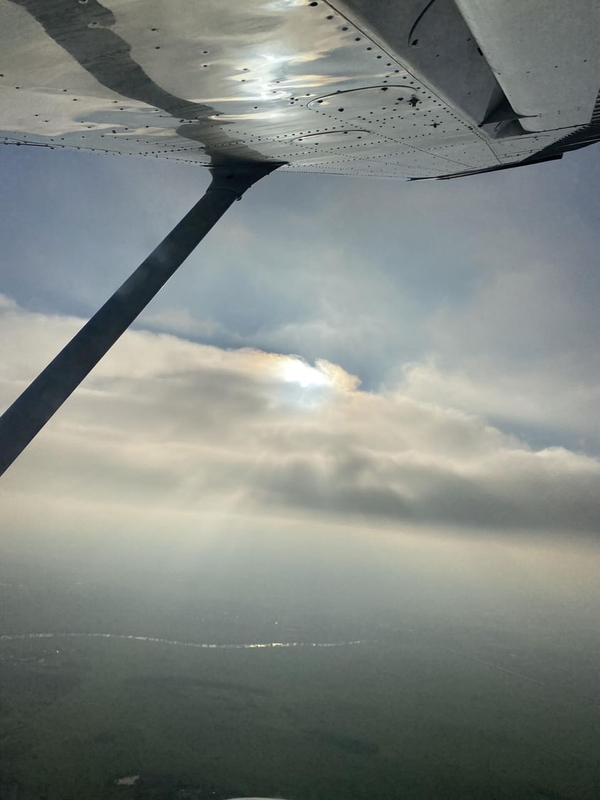 Rundflug über Leipzig und Halle