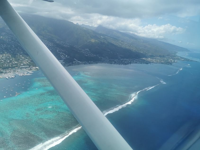 Tour de Tahiti et de sa presqu'île en avion