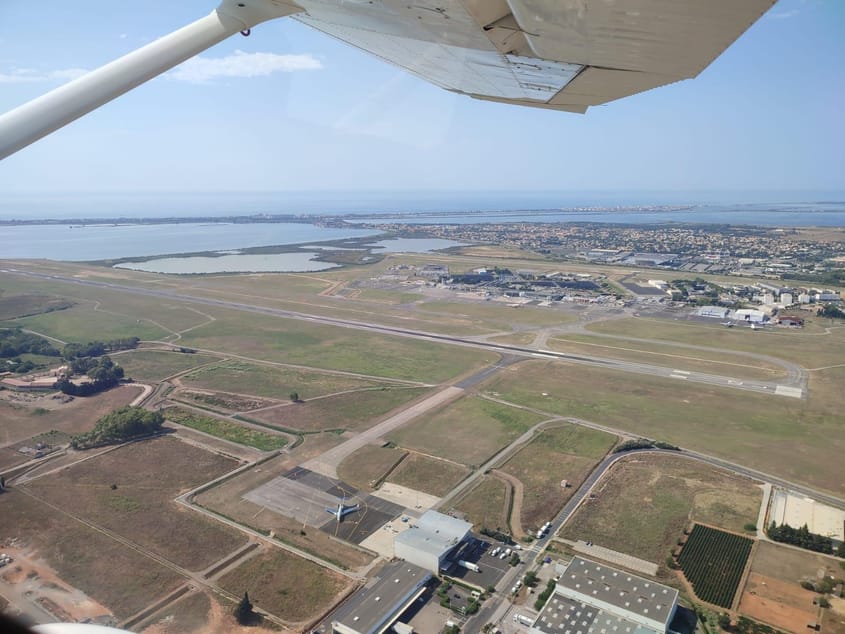 Vol A/R Round trip flight Mende - Montpellier