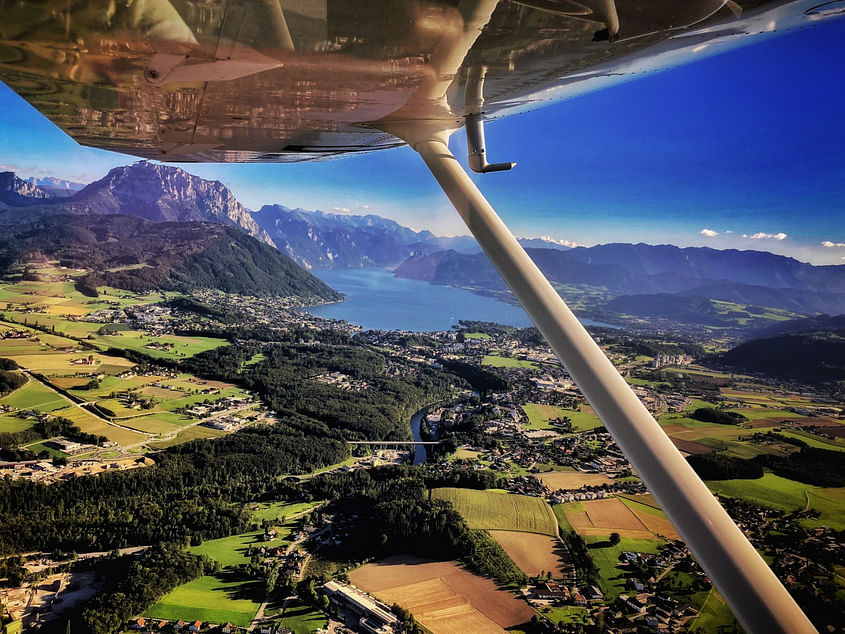 Salzkammergut-"Seen-Rallye" - Robin DR400 (3 Passagiere)