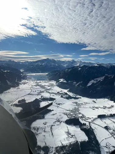 Alpenrundflug mit Zwischenlandung in Zell am See