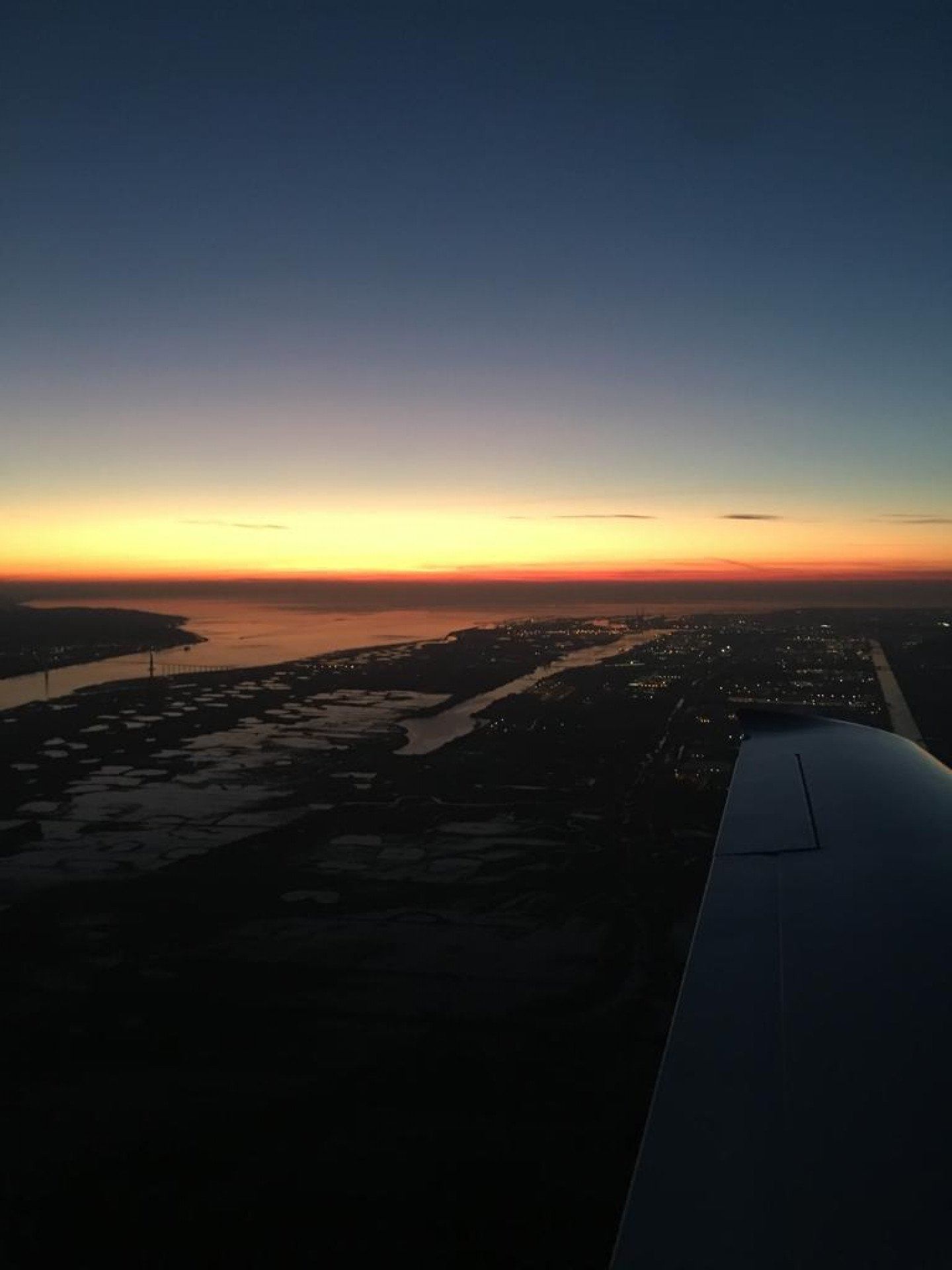 Survol de la Baie de Seine depuis Le Havre