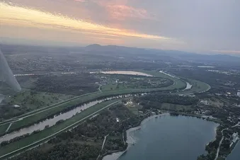 Zagreb panoramic flight