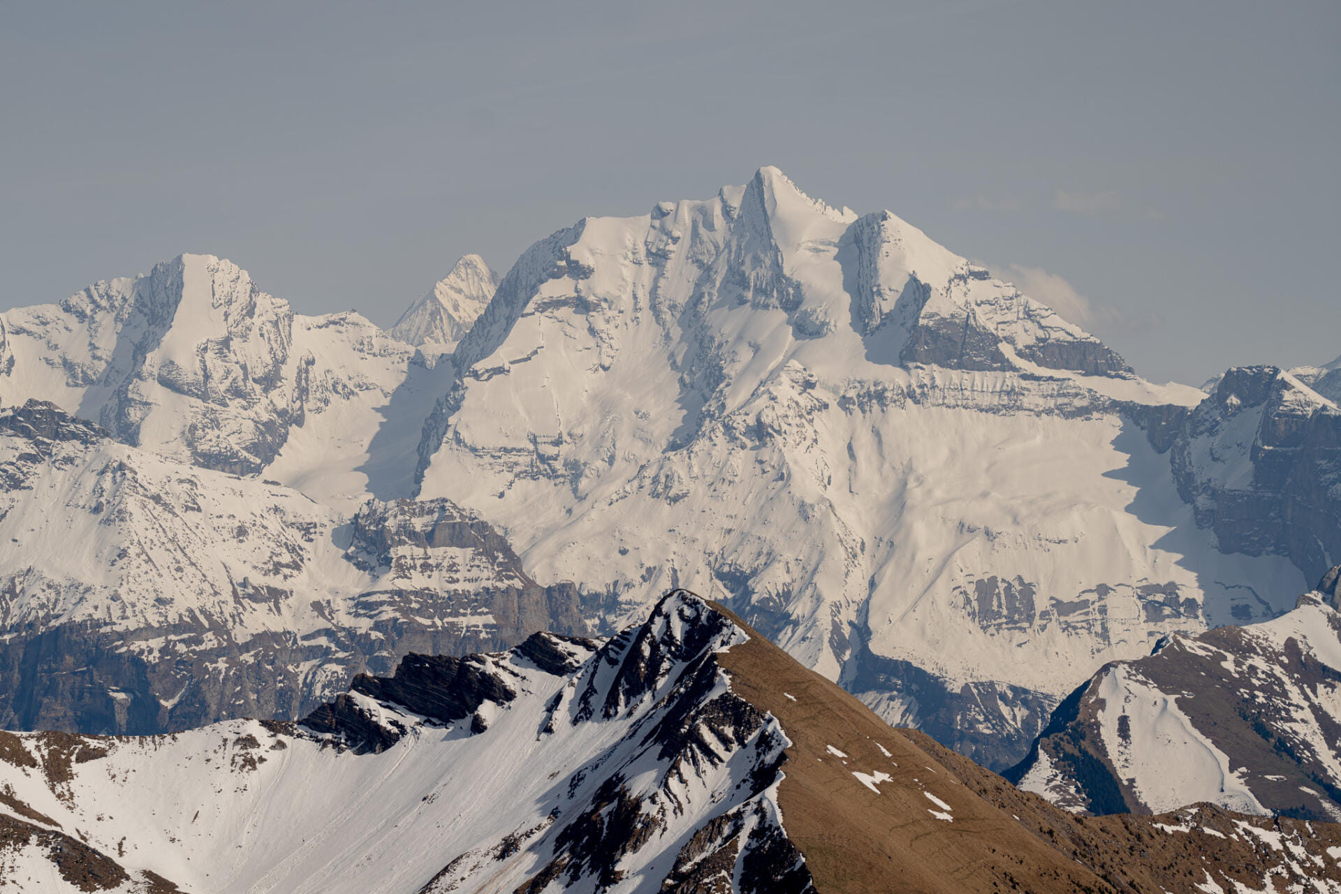 Blick auf die mächtigsten Alpen