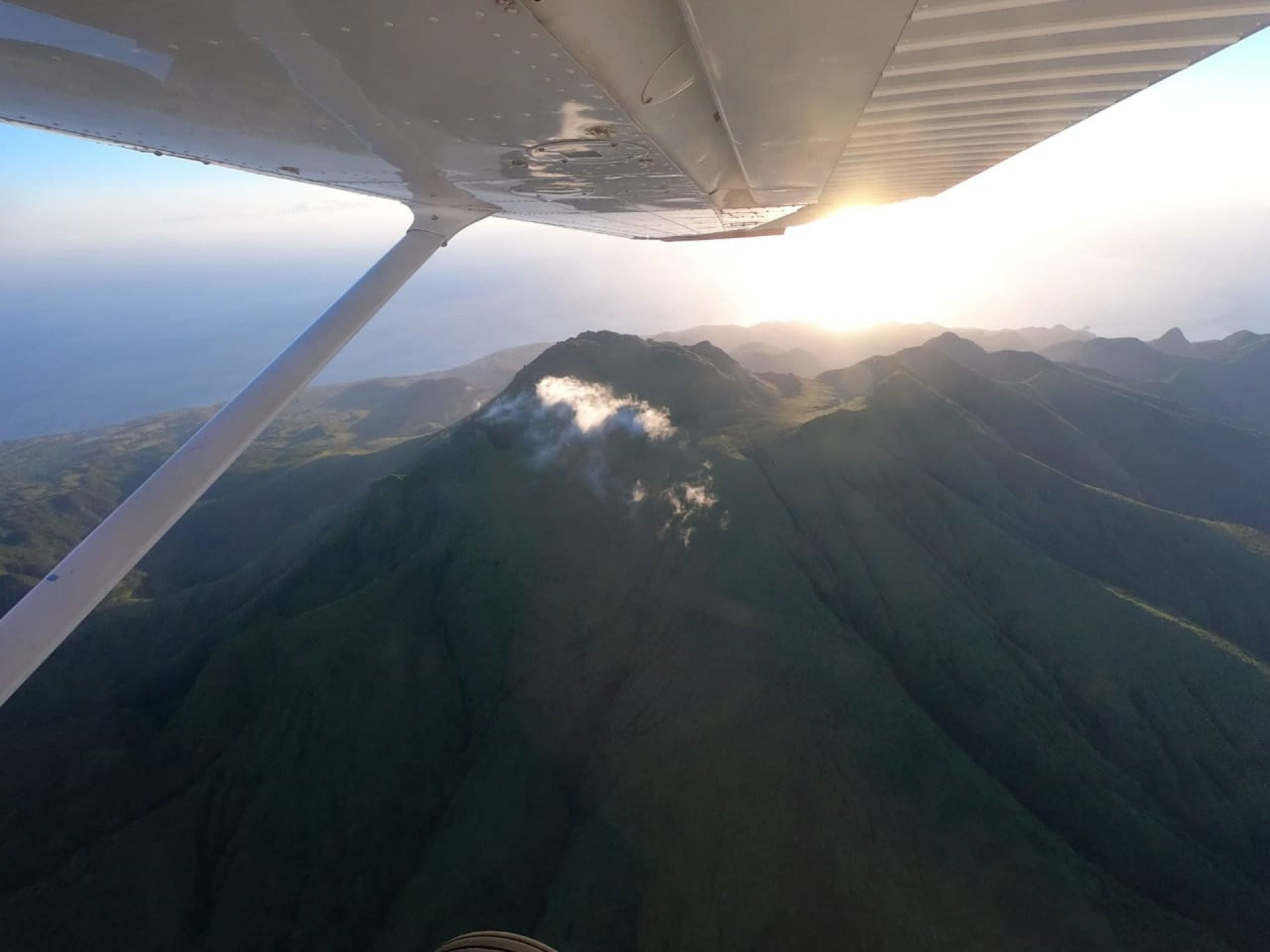 Vol au Nord et au Sud de La Martinique en avion !