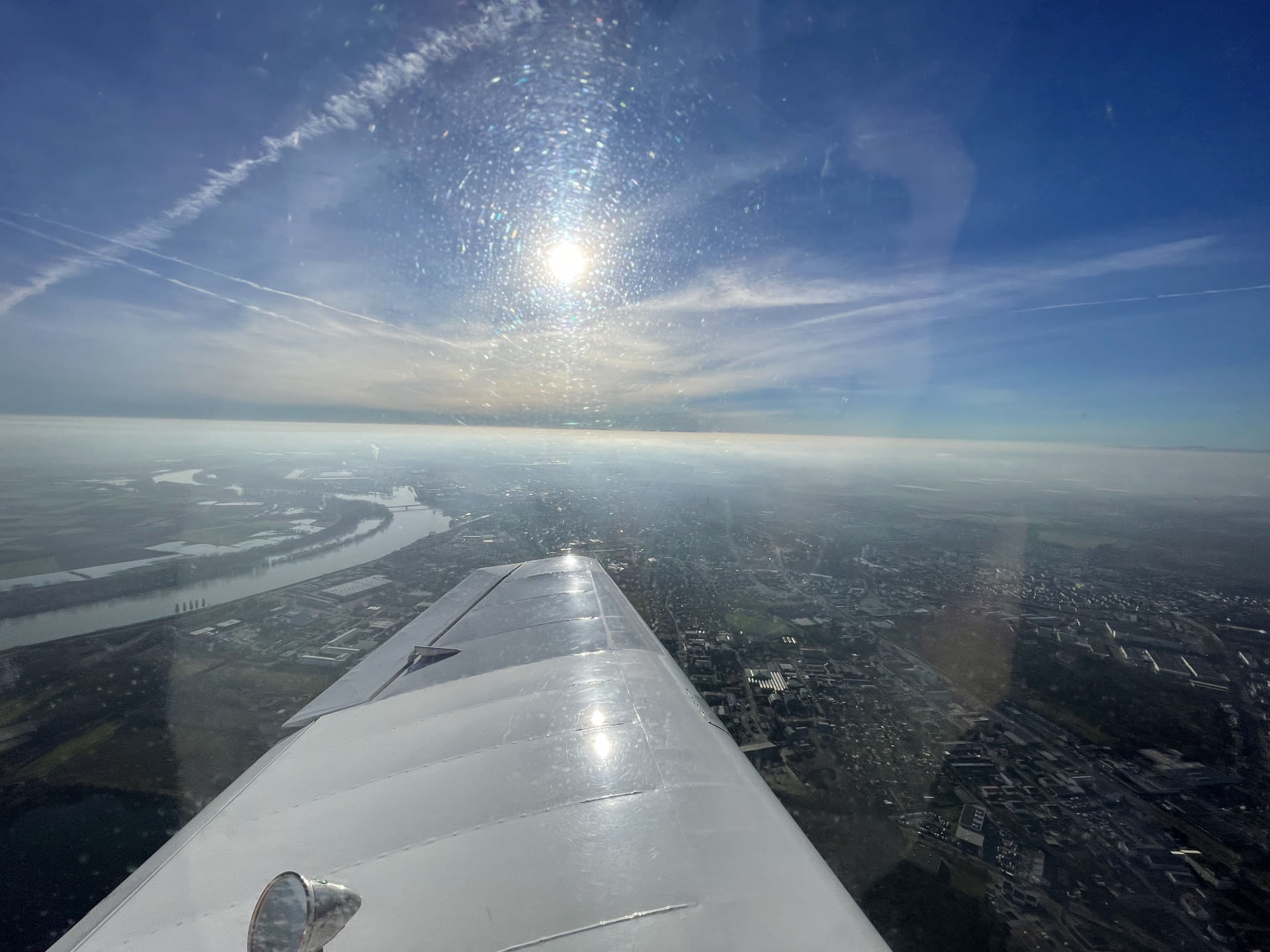 Schöner Rundflug im Rhein Main Gebiet