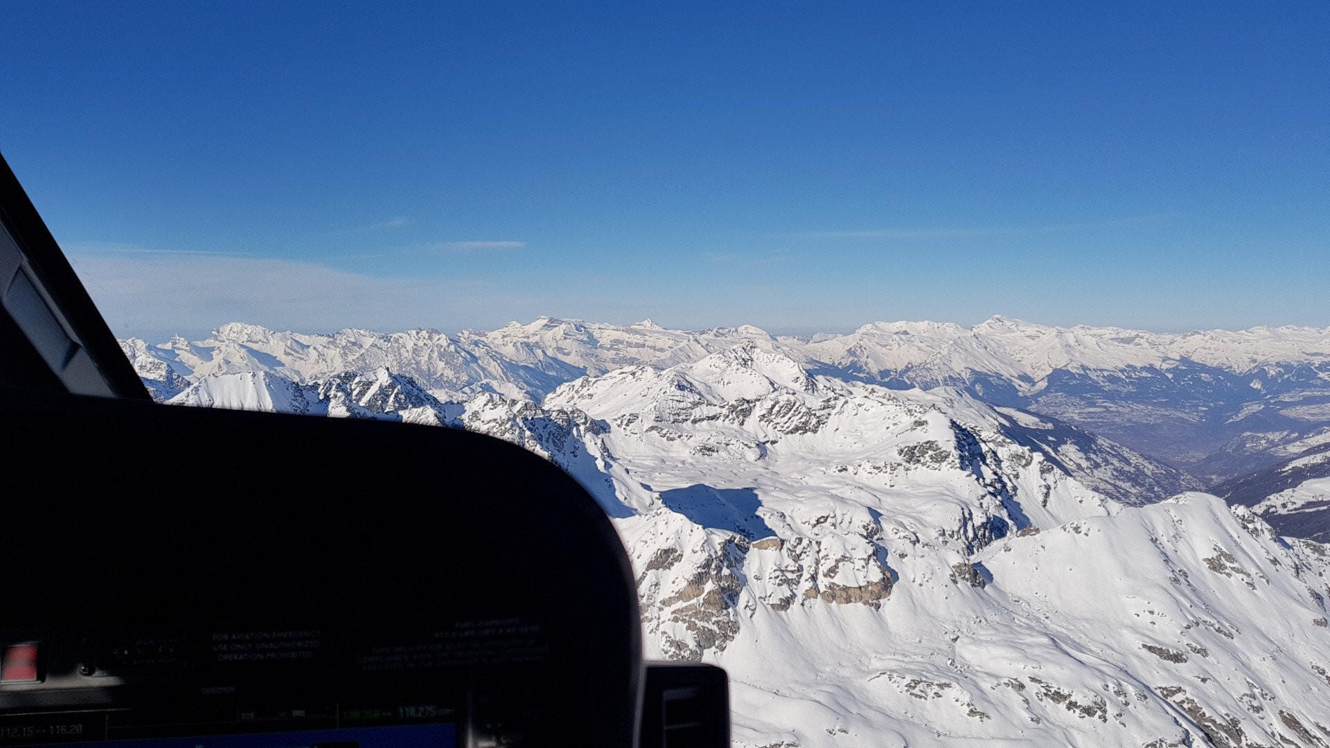Un dimanche au Cervin, survol en hélicoptère