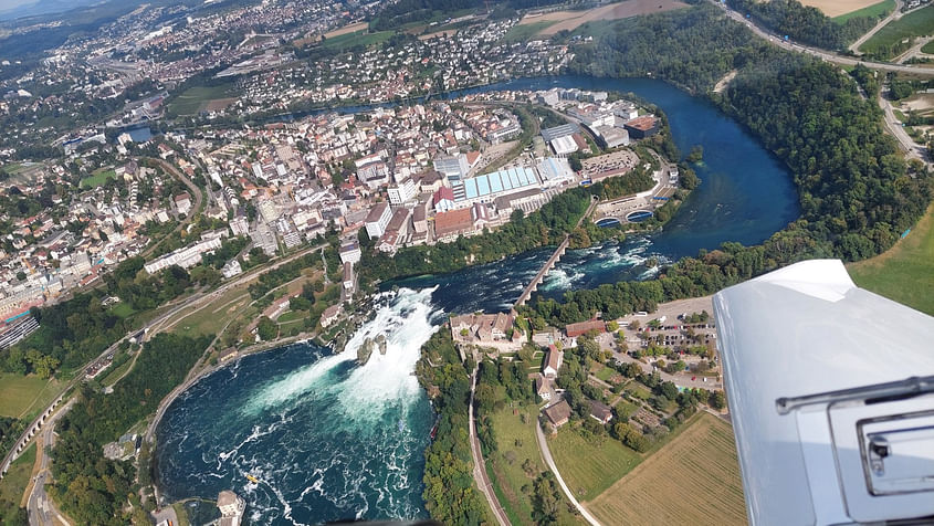 Rundflug zu den Rheinfällen in Schaffhausen