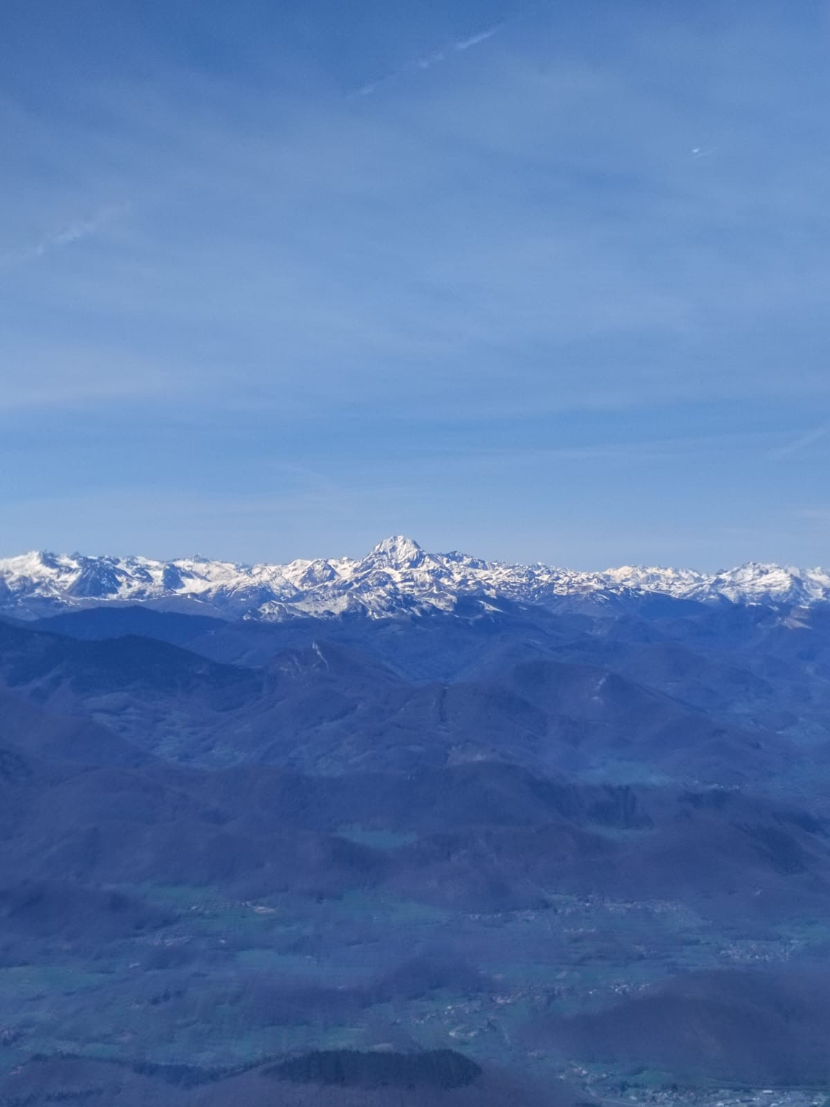 Balade aérienne vers le pic du midi de Bigorre depuis Muret